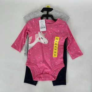 Carters Baby Girls 3-Piece Little Character Sets
